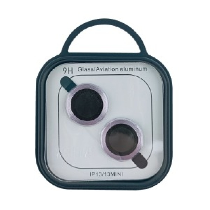 Скло на камеру iPhone 13/13 Mini метал фіолетовий