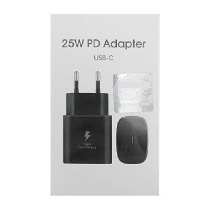 Мережевий адаптер Samsung PD25W Type-C чорний