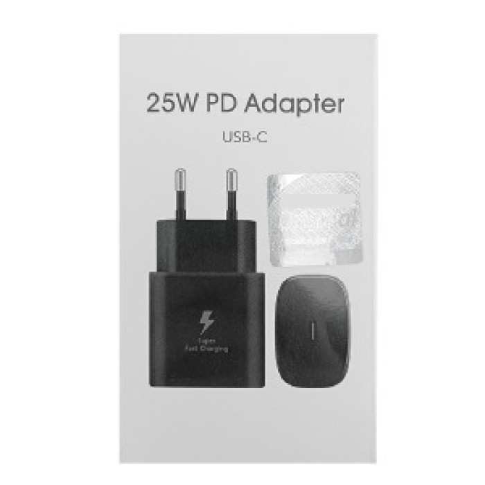 Мережевий адаптер Samsung PD25W Type-C чорний Мережевий адаптер Samsung PD25W Type-C чорний