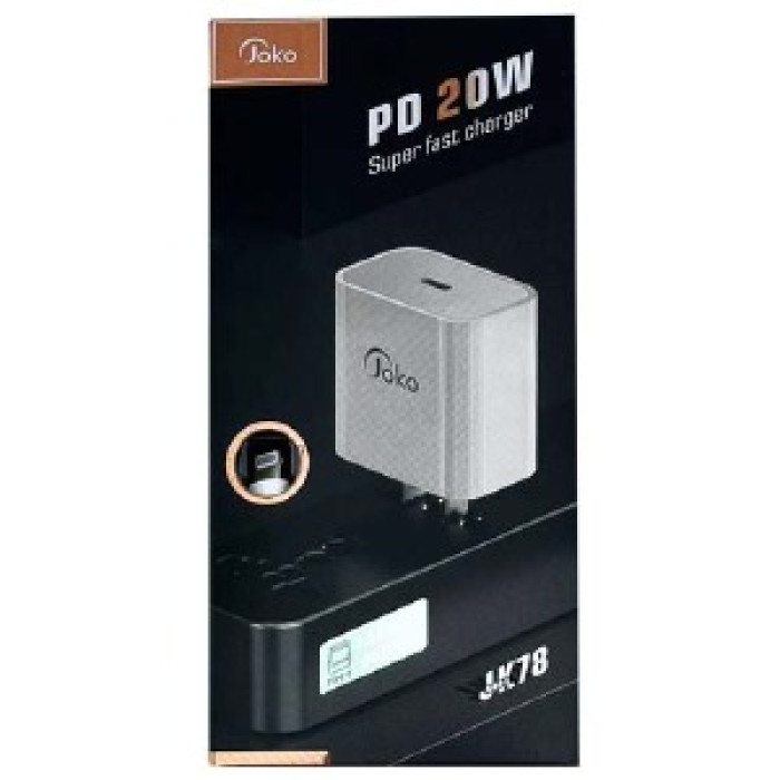 Мережевий ЗП Type-C to Lightning Joko JK78 PX-11 PD20W (Комплект) Мережевий ЗП Type-C to Lightning Joko JK78 PX-11 PD20W (Комплект)