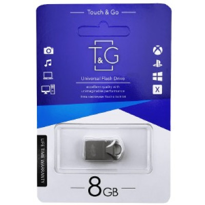 USB флеш-накопичувач G 106 8gb стальна (коротка)