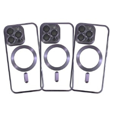 Накладка MagSafe MATTE Full Camera iPhone 16 E (Purple)