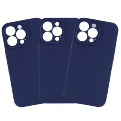 Накладка iPhone 11 Pro Max Soft touch Original Midnight blue (8) лого