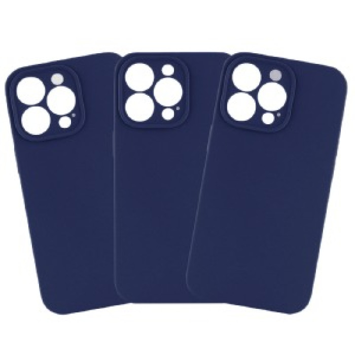 Накладка iPhone 11 Pro Max Soft touch Original Midnight blue (8) лого