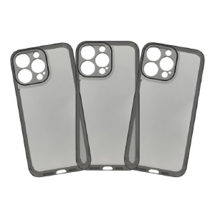 Силікон Space iPhone 15 темно-прозорий