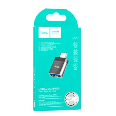 Перехідник OTG Hoco UA17 USB (мама)-Type-C (папа) 3.0