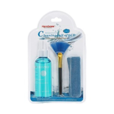 Набір для чищення екрану Cleaner kit 016 3в1 (спрей/пензлик/мікрофібра)