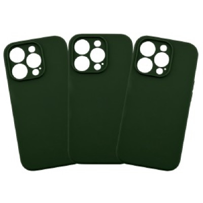 Накладка FULL PROTECTION iPhone 16 Pro Soft touch Original Deep green лого