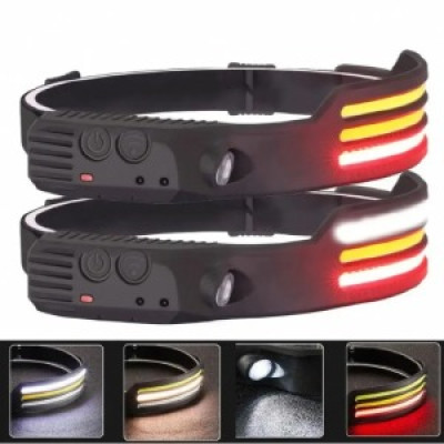 Ліхтарик налобний CB-689-3 з червоним світлом/6 режимів