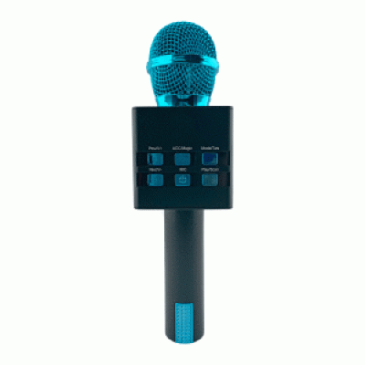 Караоке мікрофон з динаміком MC-872 зміна голосу/RGB/BT/USB/microSD/FM