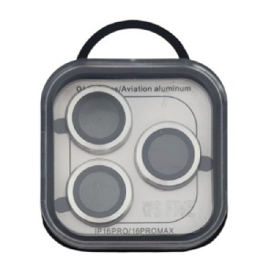 Скло на камеру iPhone 16 Pro/16 Pro Max метал сталь