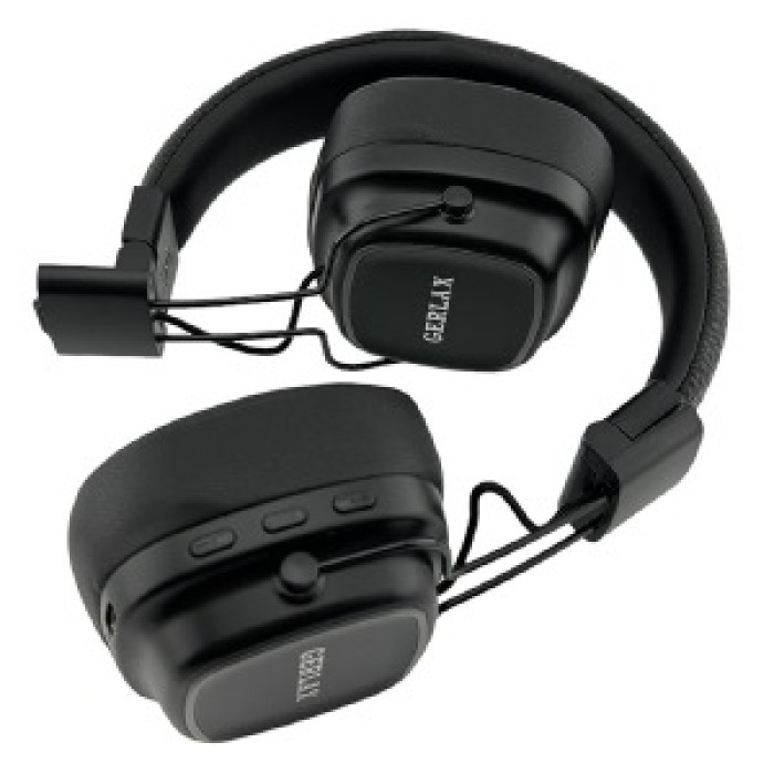 Навушники Bluetooth Gerlax GH-34 BT5.3/AUX/350mAh чорний Навушники Bluetooth Gerlax GH-34 BT5.3/AUX/350mAh чорний