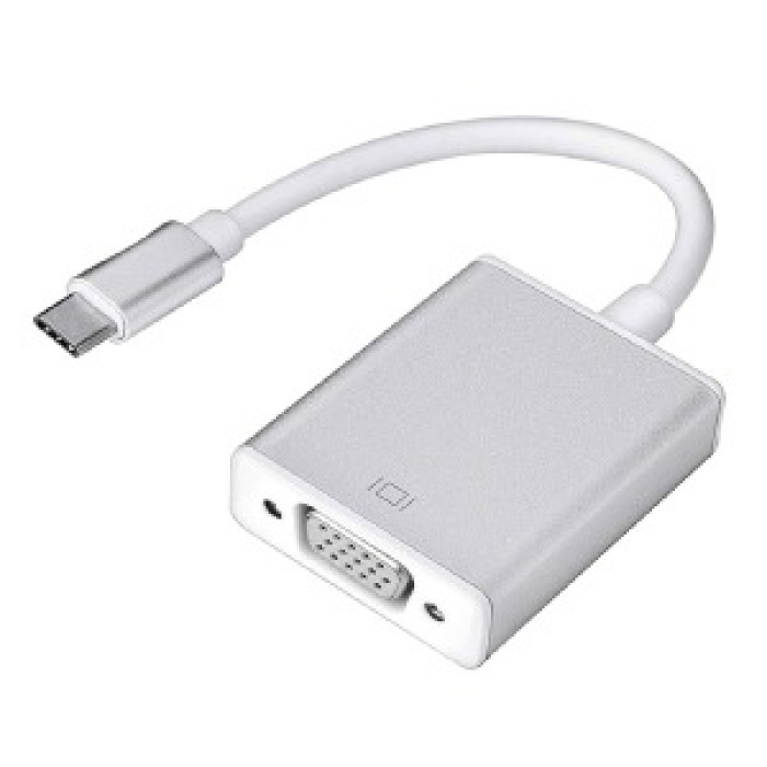 Перехідник Type-C (папа) - VGA (мама) конвертер 0,1м