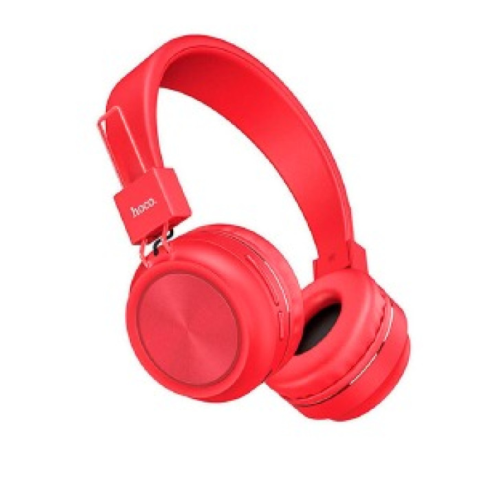 Навушники Bluetooth Hoco W25 BT5.0/TFcard/300mAh червоний