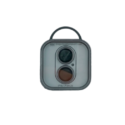 Скло на камеру iPhone 16/16+ метал сталь