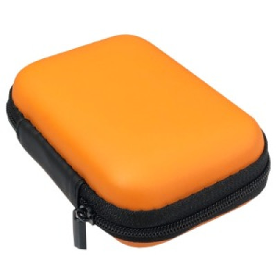 Чохол під навушники/кабелі прямокутний 11х8см помаранчевий