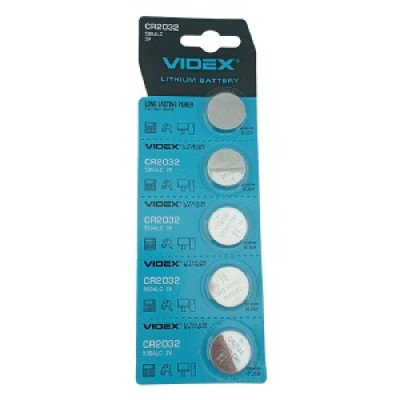 Батарейки CR2032 Videx літієві