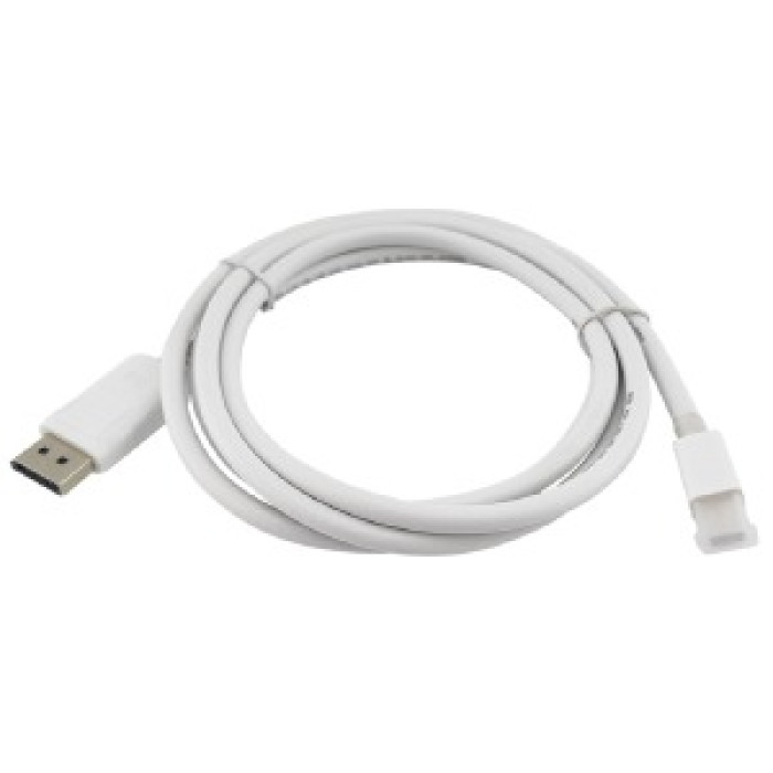 miniDisplayPort to DisplayPort кабель білий 1,8м