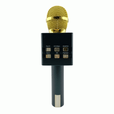 Караоке мікрофон з динаміком MC-871 зміна голосу/RGB/microSD/FM/1200mAh