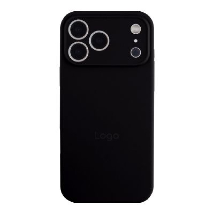 Чохол Silicone Case Full Size with Frame iPhone 17 Pro Max (18.Black)