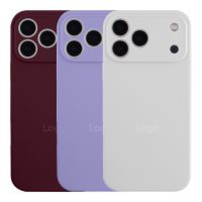Чохол Silicone Case Full Size with Frame iPhone 17 Pro Max (05.Lilac)