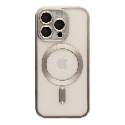 Чохол Metallic Full Camera Magsafe iPhone 16 Pro Max (Titan)