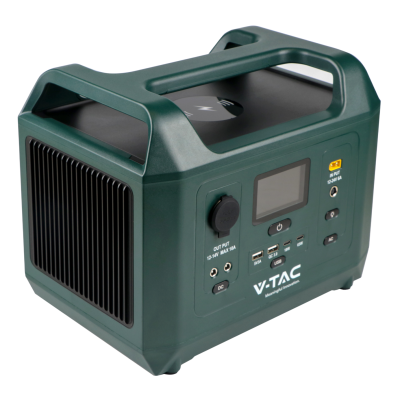Power Station V-TAC VT-606N, 600W(700W peak), 576Wh, QC 18W, PD 65W, DC, LiFePO4