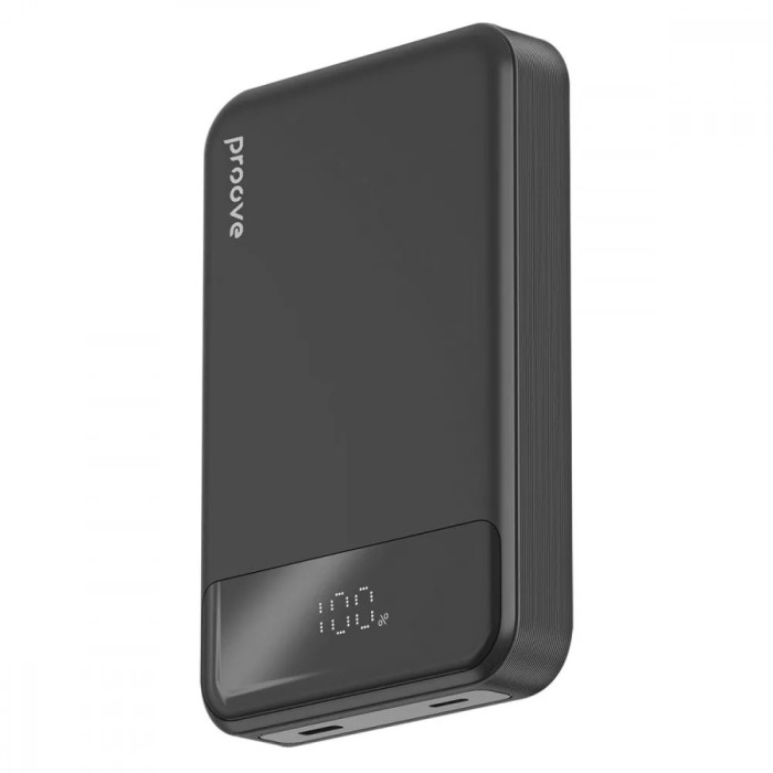 Power Bank Proove Hoodman Magnetic 20W 10000mAh (black)