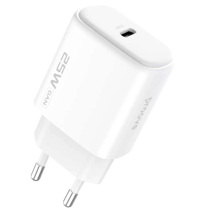 Мережевий адаптер Proove Silicone Power 2 25W (Type-C) (white)