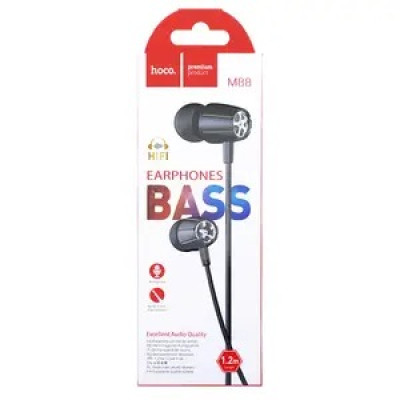 Навушники 3.5 Hoco M88 чорні 1,2м