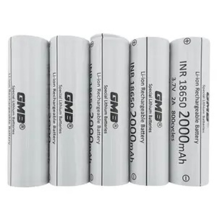 Акумулятор 18650H GMB INR 2A (пальчикові) 2000mA/ціна за 1шт