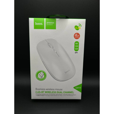 Бездротова Миша Hoco GM15 Bluetooth (Білий)