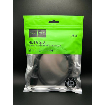 Кабель HDMI- HDMI Hoco  US08 4K (1m)