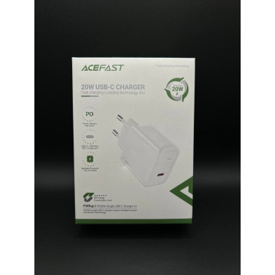 Мережевий адаптер Acefast A82 GaN PD20W