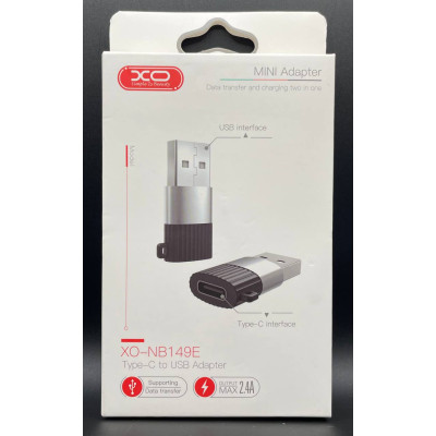 Перехідник OTG XO NB149E Type-C to USB 2.0																		