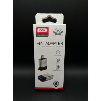 Перехідник OTG XO NB186 Lightning to USB											