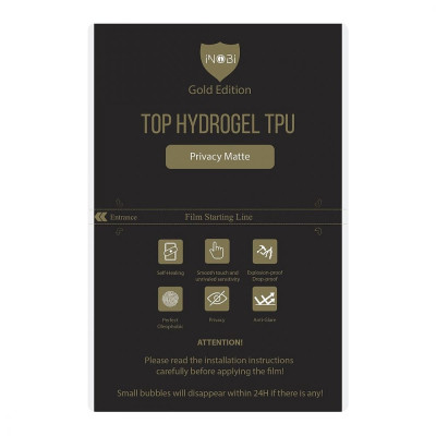 Гідрогель плівка iNobi GOLD (глянсова антишпигун)