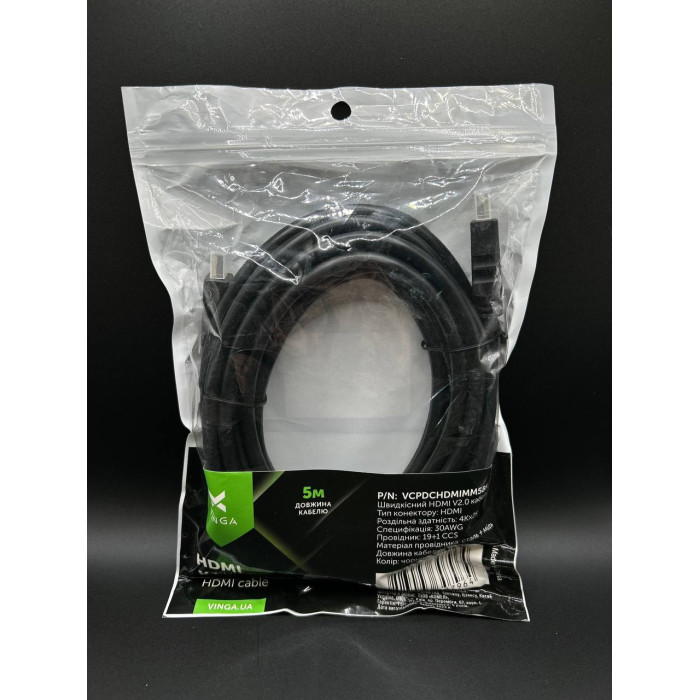Кабель HDMI- HDMI 5.0m V2.0