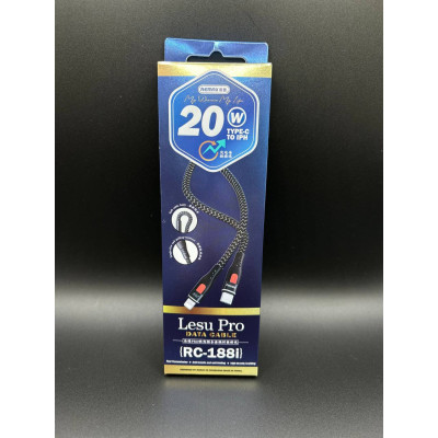 Кабель Remax RC-188i Type-C to Lightning 20W