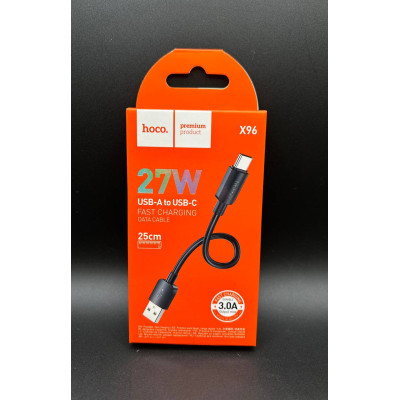 Кабель Type-C  Hoco X96 Hyper 27W (0.25м)