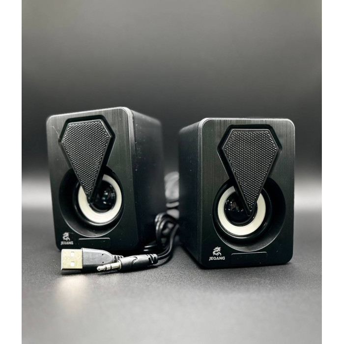 Колонка компьютерна JEQANG JS-702 RGB (Чорний)