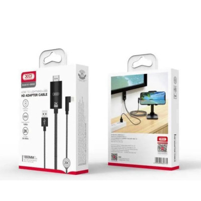 Кабель Lightning XO GB008 to HDMI+USB2K 1080P (USB Charging)