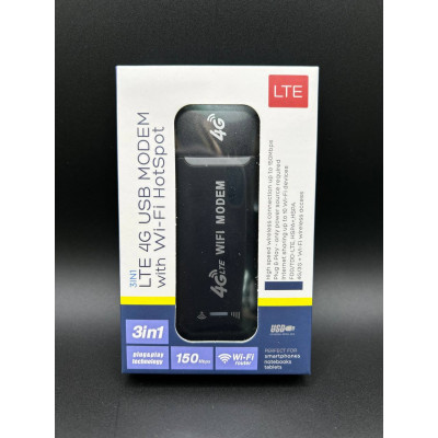 Модем 4G LTE з Wi-Fi 150Mbps (WI-FI Роутер) для прийому та роздачі