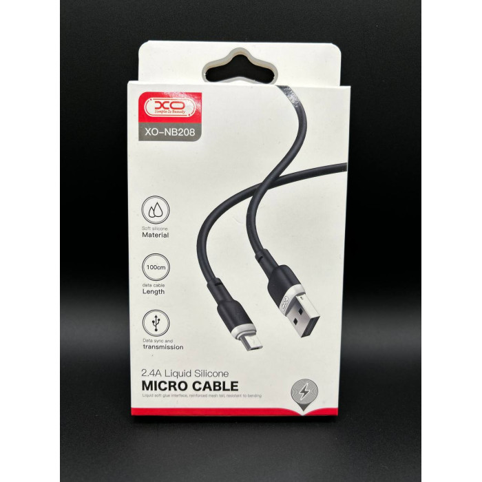 Кабель Micro XO NB208 Liquid Silicone