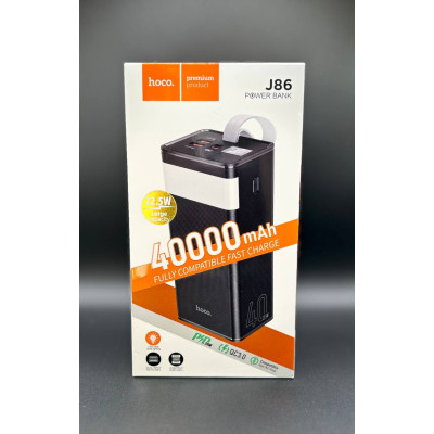 Power Bank Hoco J86 40000mAh PD20W+QC3.0 22.5W / LED