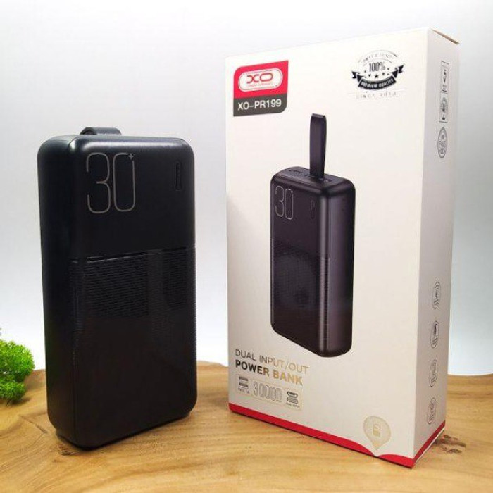 Power Bank XO PR199 30000mAh (Чорний)