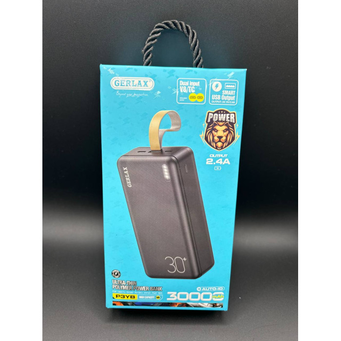 Power Bank Gerlax P3YB 30000mAh 2.4A 18W