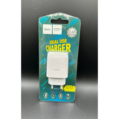 Мережевий адаптер Hoco C73A Glorious 2 USB 2.4A