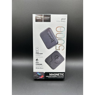 Power bank MagSafe Hoco J117 5000mA 15w/PD20w/QC3.0