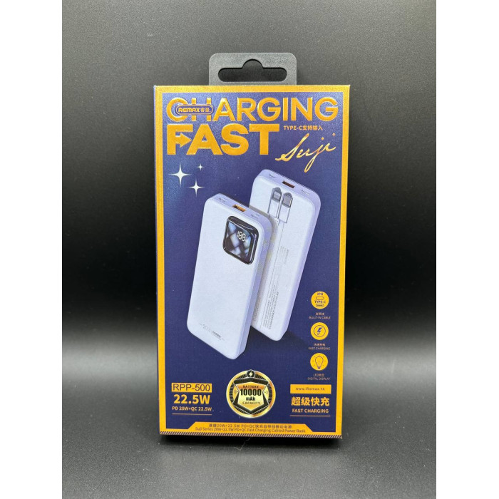 Power Bank Remax RPP-500 10000mAh PD20W+QC3.0 22.5W